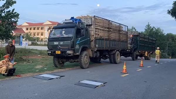 Quảng Ngãi: Kết quả xử lý xe quá tải thuộc top đầu cả nước