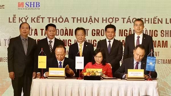 T&T Group, SHB hợp tác chiến lược với Vietnam Airlines và Đường sắt Việt Nam