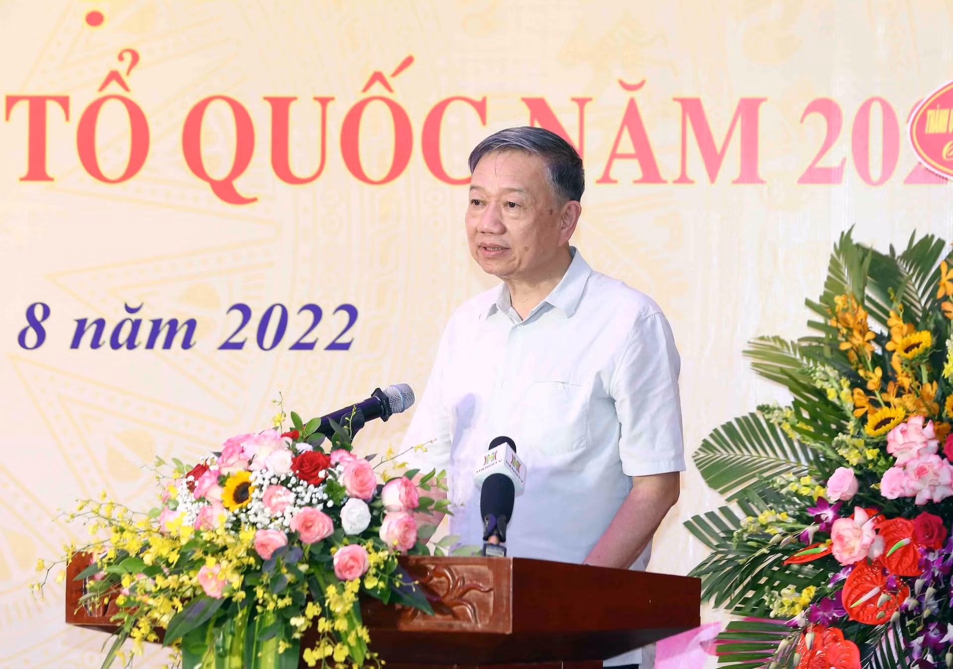 Bộ trưởng Tô Lâm dự Ngày hội toàn dân bảo vệ An ninh Tổ quốc phường Quán Thánh -0