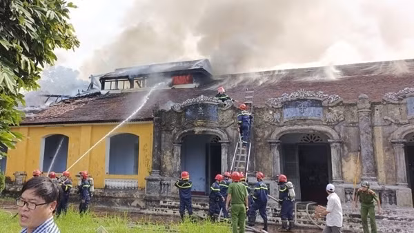 Hỏa hoạn tại Di tích Quốc Tử Giám triều Nguyễn