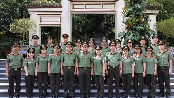 Cụm thi đua số 2, Bộ Công an tổ chức hoạt động về nguồn