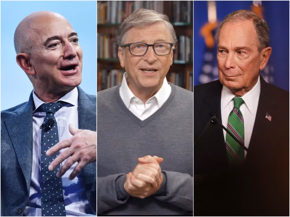 Bill Gates và Jeff Bezos 