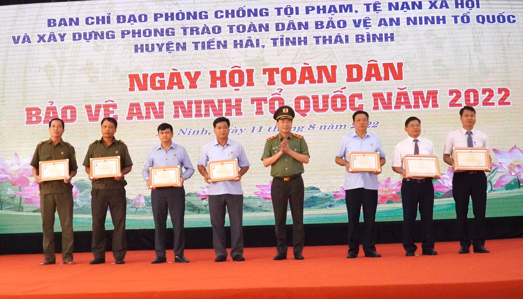 Sôi nổi Ngày hội toàn dân bảo vệ an ninh Tổ quốc xã An Ninh -0