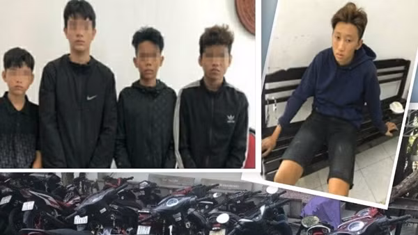 Băng nhóm "tuổi mầm" gây ra hàng loạt vụ cướp táo tợn sa lưới