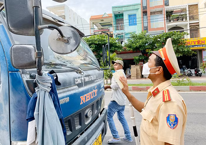 Chặn nguồn xe quá tải, quá khổ -0