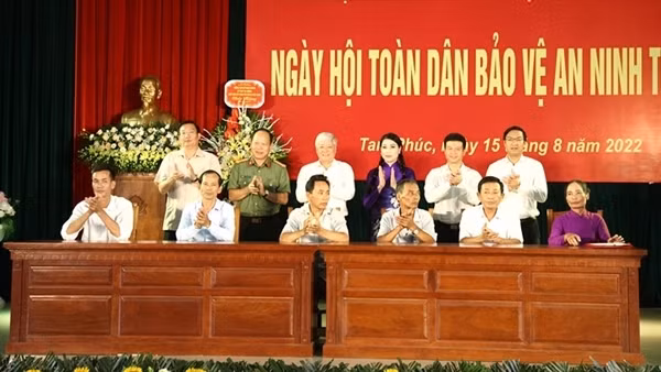 Vĩnh Phúc tổ chức Ngày hội Toàn dân bảo vệ an ninh Tổ quốc