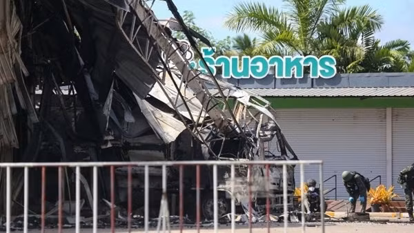 Đánh bom và hỏa hoạn rung chuyển miền nam Thái Lan