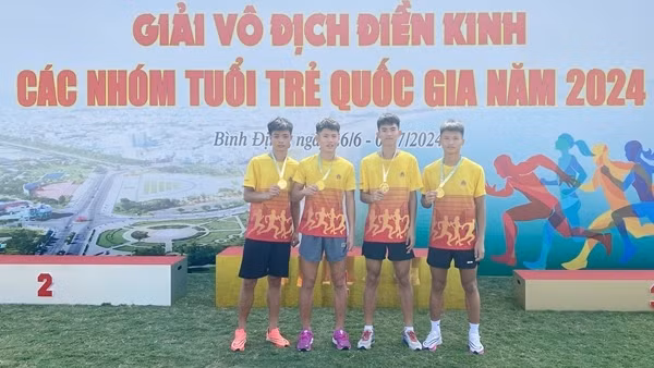 Đoàn CAND đoạt Huy chương Vàng tại Giải vô địch điền kinh các nhóm tuổi trẻ Quốc gia