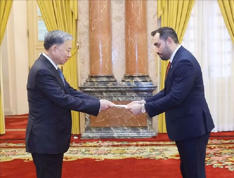 Chủ tịch nước Tô Lâm tiếp Đại sứ các nước trình Quốc thư -0