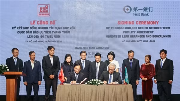 Ký kết hợp đồng tín dụng hợp vốn lên đến 80 triệu USD giữa Sao Mai Group và Ngân hàng First Commercial Bank