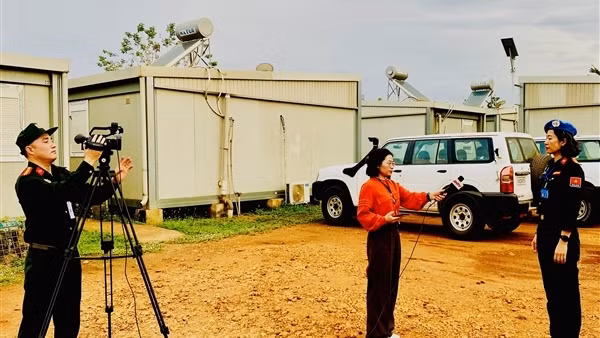 Những nhà báo Công an Việt Nam tác nghiệp ở “điểm nóng” Nam Sudan