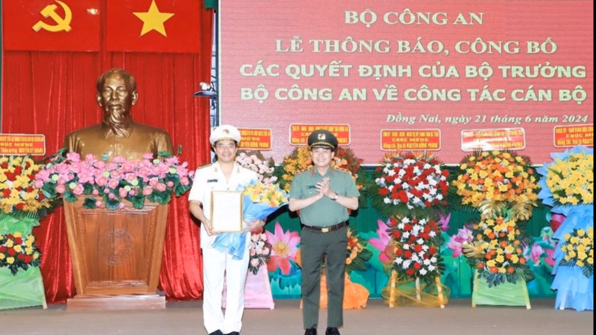 Bộ Công an điều động, bổ nhiệm Đại tá Nguyễn Hồng Phong giữ chức Giám đốc Công an tỉnh Đồng Nai -0