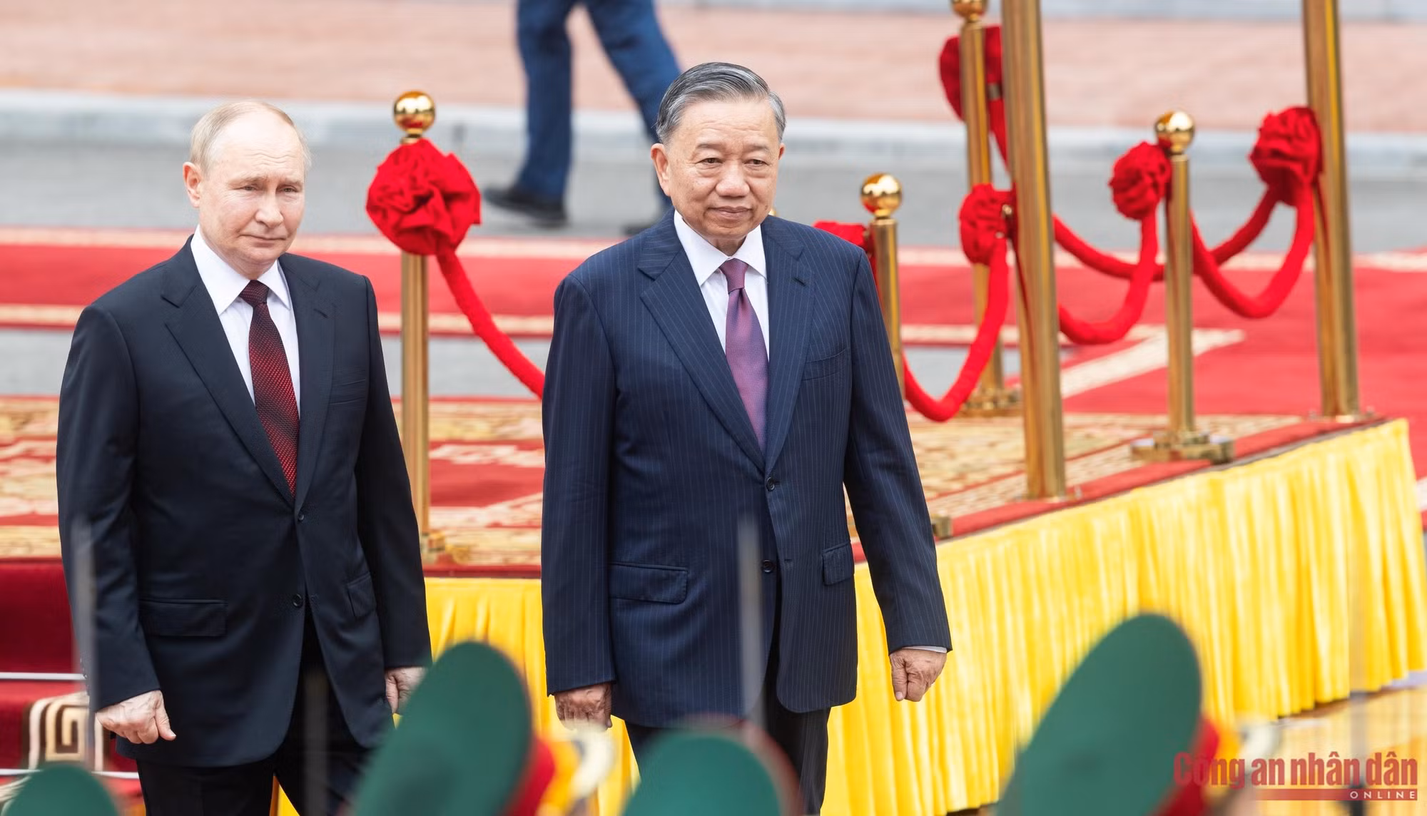Chủ tịch nước Tô Lâm chủ trì lễ đón Tổng thống Vladimir Putin -0