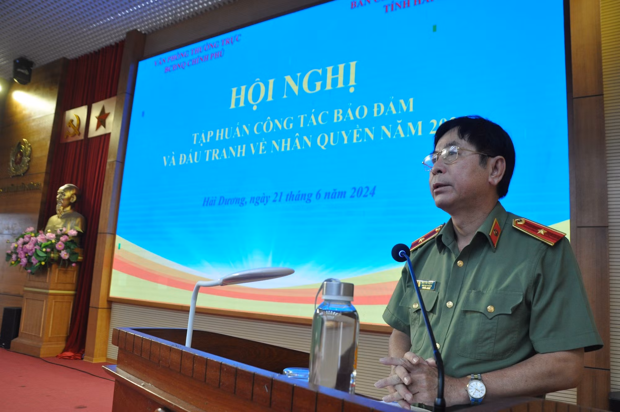 Công an tỉnh Hải Dương tập huấn công tác nhân quyền&nbsp;năm 2024 -0