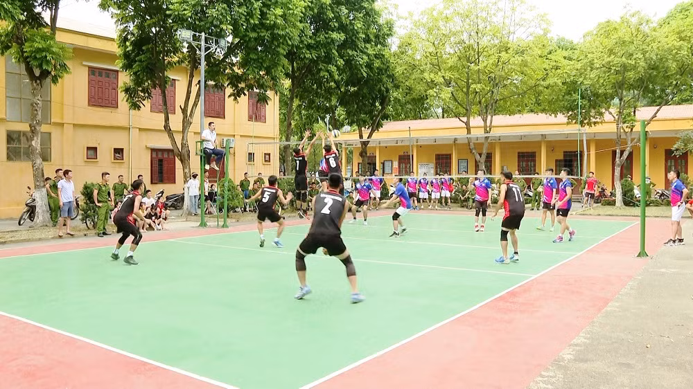 Hội thao giao ban Cụm Công tác đảng và công tác quần chúng số 4 năm 2024 tại Trại giam Ninh Khánh, tỉnh Ninh Bình -1