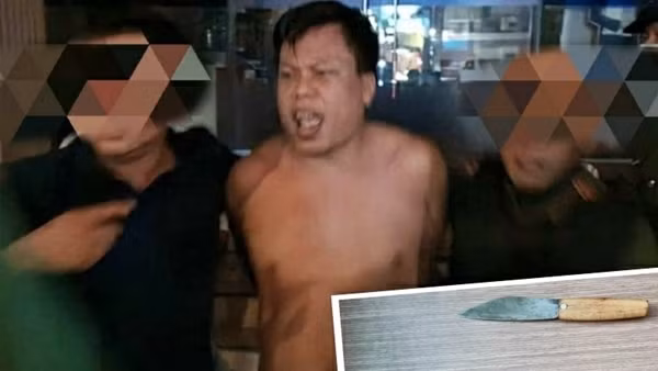“Đá xế” bất thành, tên trộm rút dao tấn công người khống chế ảnh 4