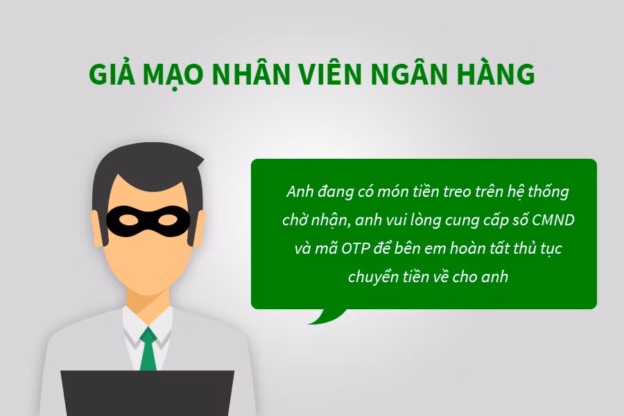 Cảnh báo nhiều thủ đoạn lừa đảo chiếm đoạt tài sản thông qua hệ thống ngân hàng -0