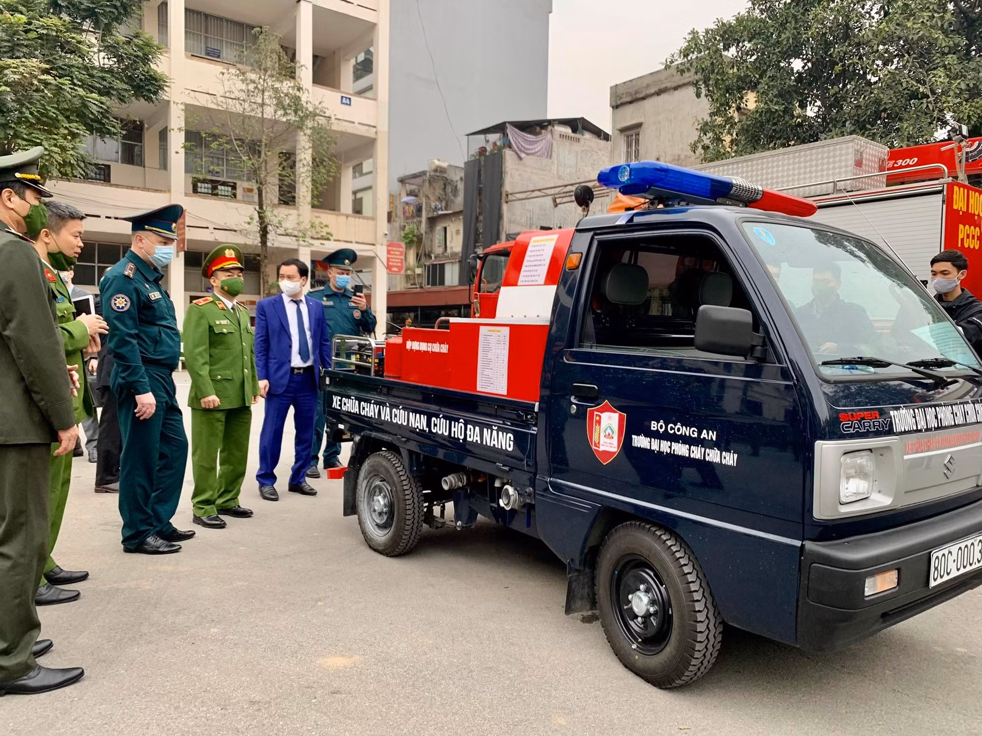 Đoàn công tác Bộ Tình trạng khẩn cấp Belarus thăm và làm việc tại Trường Đại học PCCC -0