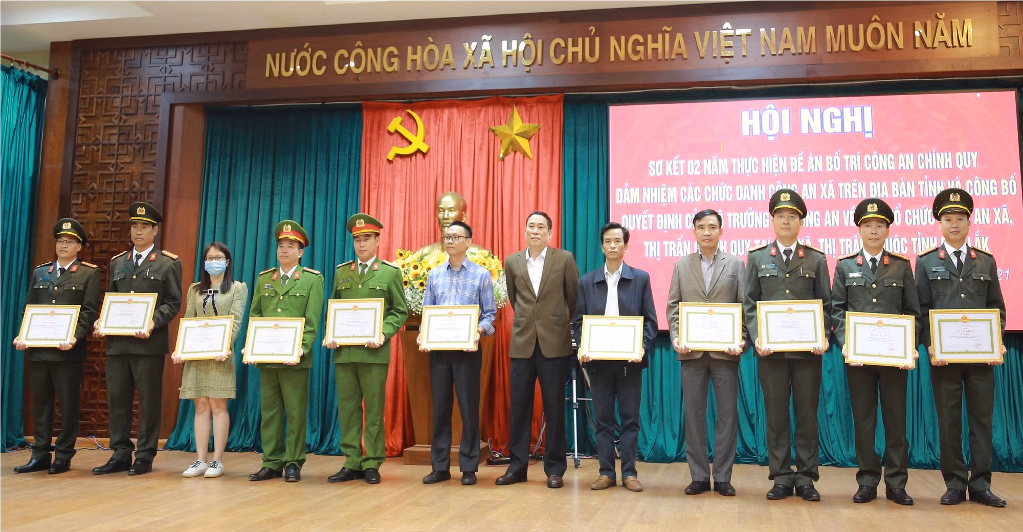Nhiều kết quả tích cực qua thực hiện đề án Công an xã chính quy -0