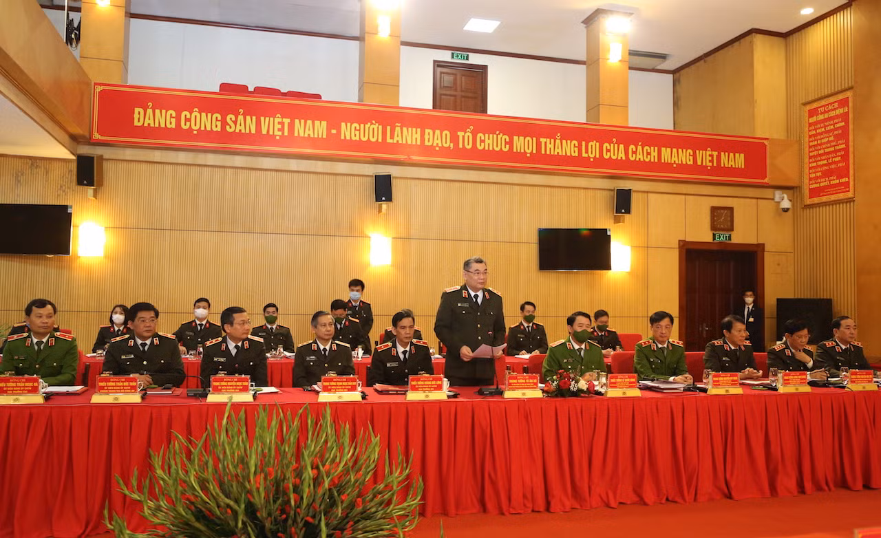 Tổng Bí thư Nguyễn Phú Trọng, Thủ tướng Phạm Minh Chính dự Hội nghị Đảng ủy Công an Trung ương -0