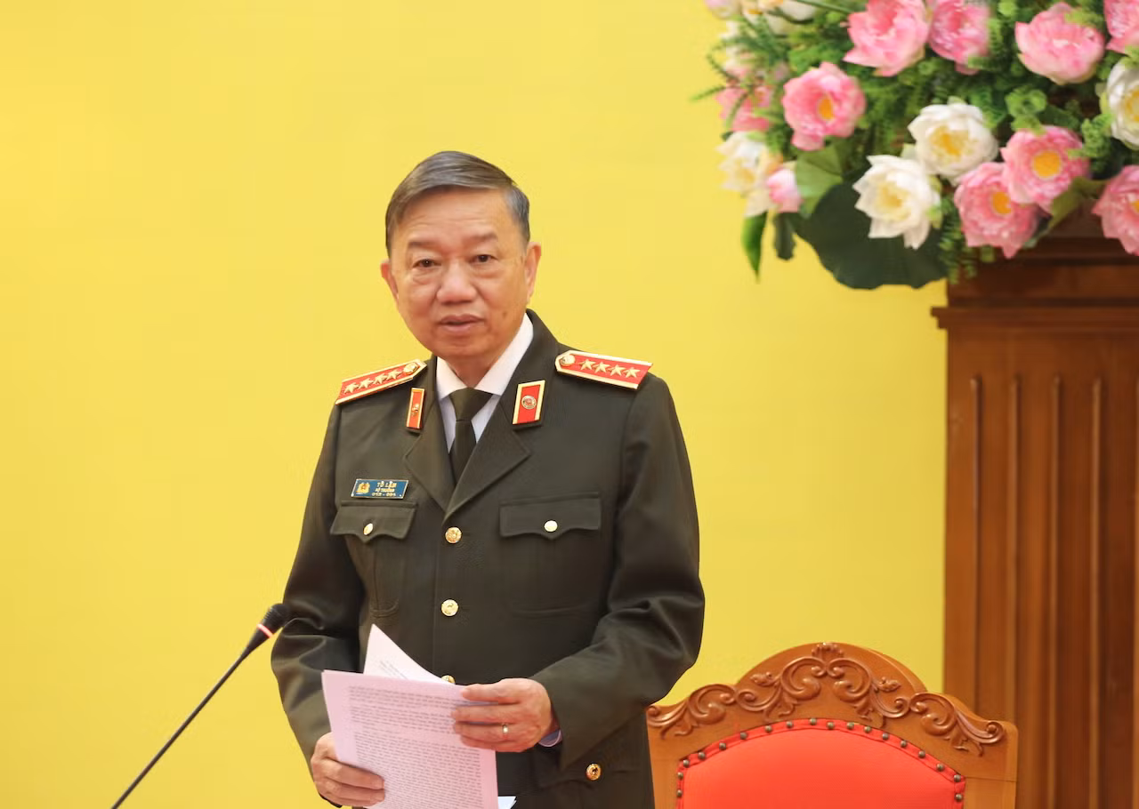 Tổng Bí thư Nguyễn Phú Trọng, Thủ tướng Phạm Minh Chính dự Hội nghị Đảng ủy Công an Trung ương -1