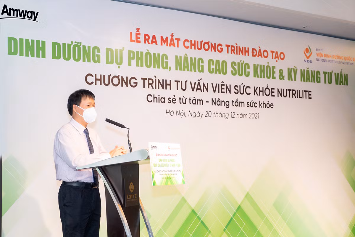Amway và&nbsp;Viện Dinh dưỡng Quốc gia ra mắt chương trình đào tạo dinh dưỡng -0