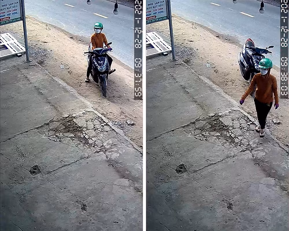 Nữ quái “dọn đồ” quán trà sữa không người trông coi -0
