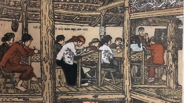 Khơi dậy niềm tự hào về truyền thống hiếu học qua tác phẩm mỹ thuật