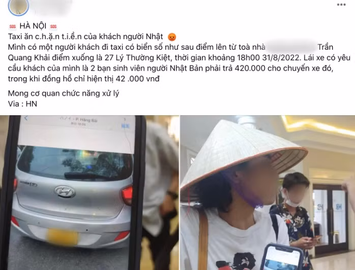 Điều tra làm rõ nghi vấn lái xe taxi bị tố “chặt chém” khách du lịch -0