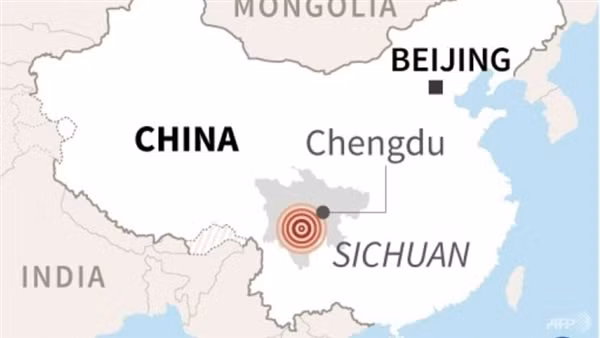 Động đất mạnh rung chuyển tỉnh Tứ Xuyên của Trung Quốc