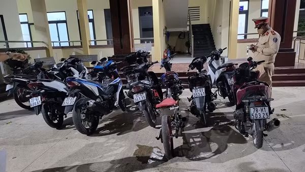 Ngăn chặn 35 “quái xế’ tụ tập về Quy Nhơn đua xe trái phép