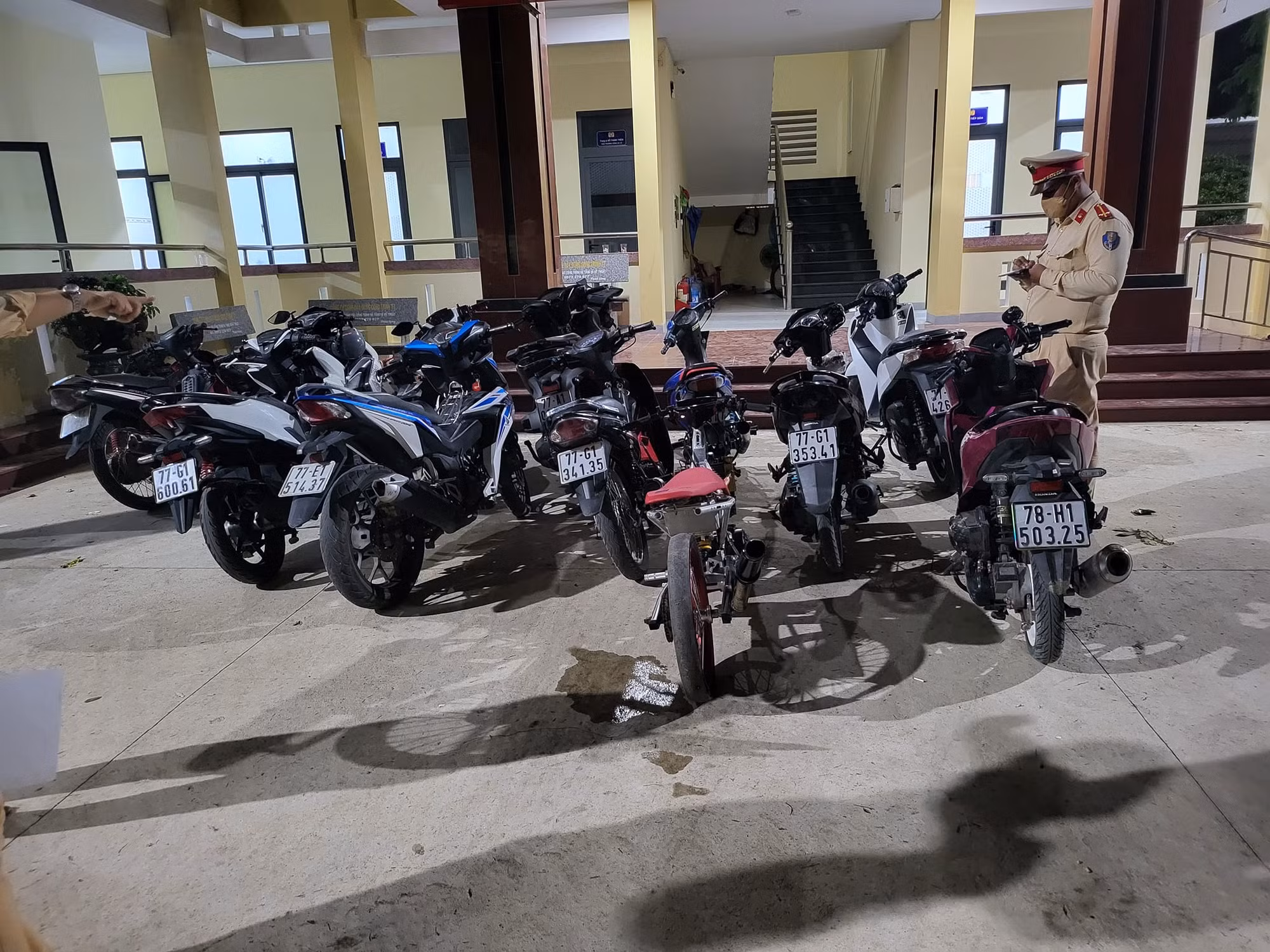 Ngăn chặn 35 “quái xế’ tụ tập về Quy Nhơn đua xe trái phép -0