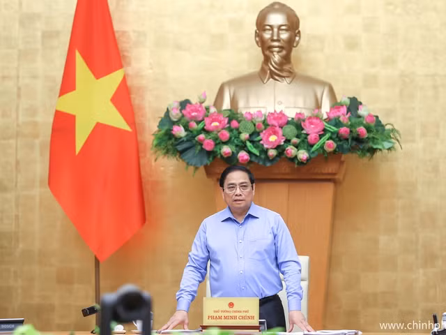 Thủ tướng Phạm Minh Chính chủ trì phiên họp Chính phủ thường kỳ tháng 8 -0