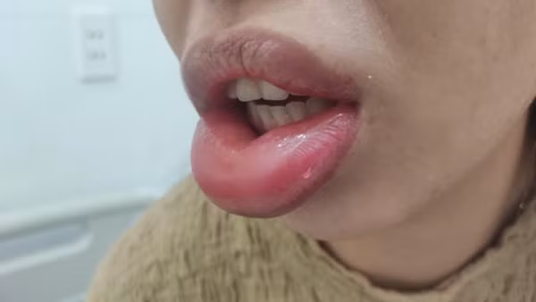 Cô gái nhập viện vì "cặp môi cá ngão" sau khi làm đẹp
