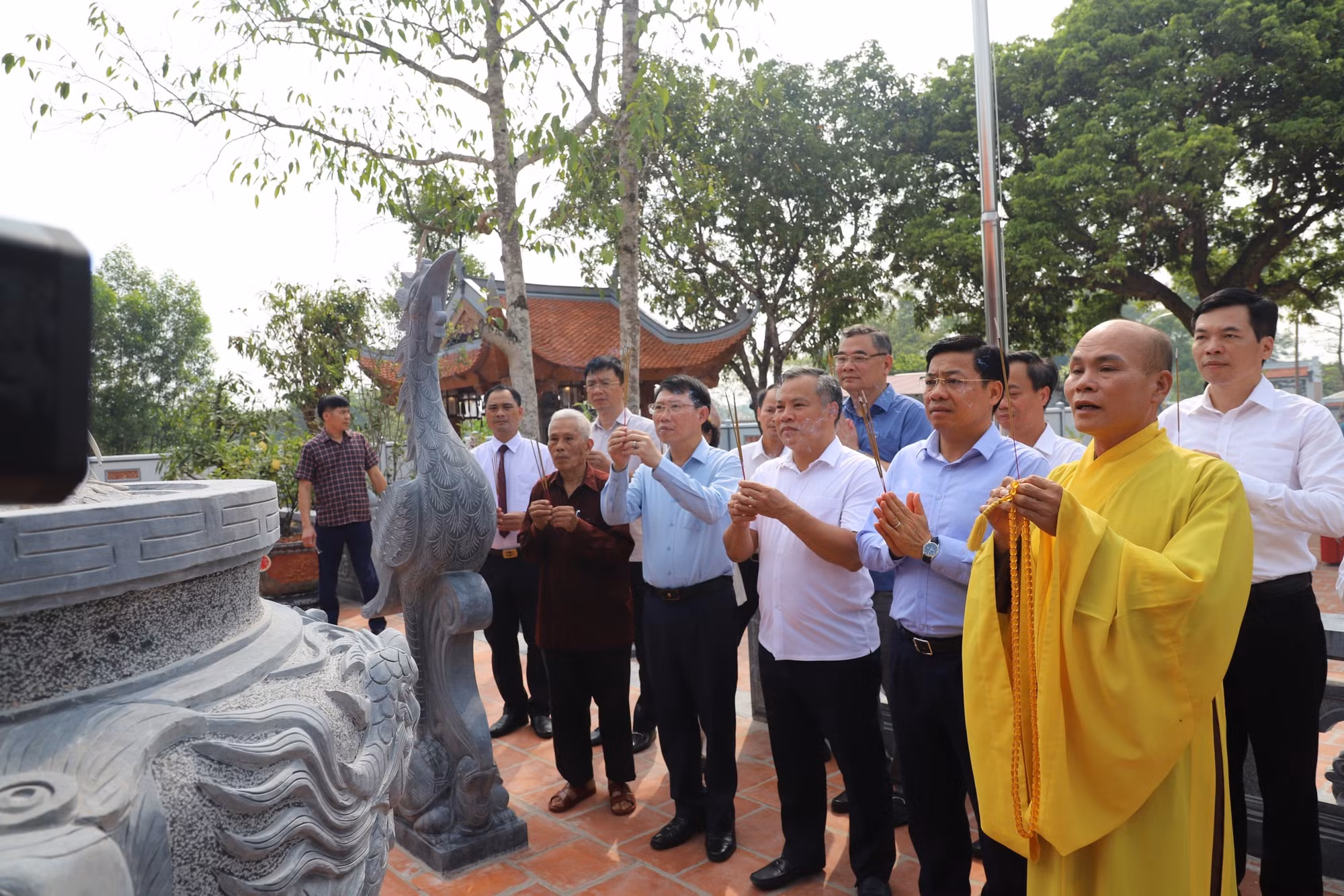 Khánh thành chùa Tứ Giáp nơi phát tích 6 điều Bác Hồ dạy Công an nhân dân -0