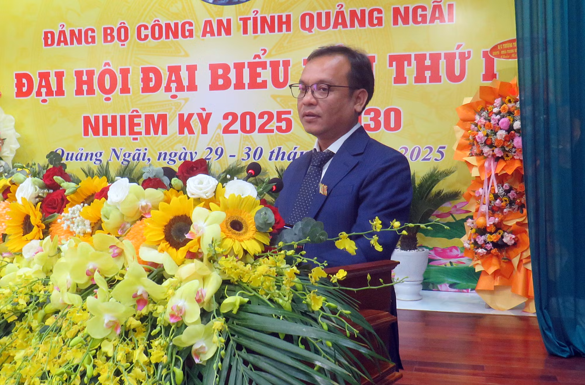 Thứ trưởng Phạm Thế Tùng chỉ đạo Đại hội Đảng bộ Công an tỉnh Quảng Ngãi -0