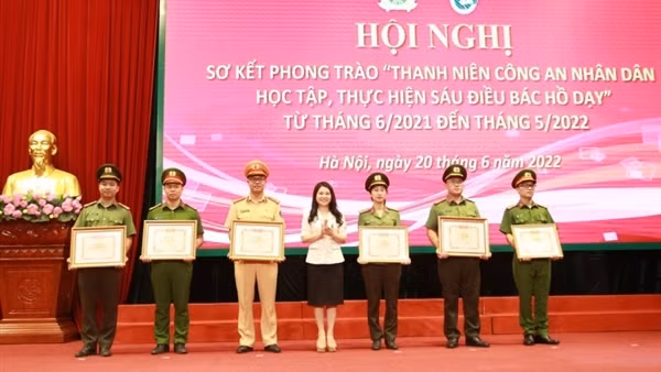 Sơ kết phong trào “Thanh niên CAND học tập, thực hiện Sáu điều Bác Hồ dạy”