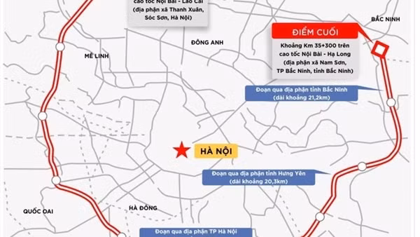 Hà Nội coi thực hiện dự án vành đai 4 là "thước đo năng lực lãnh đạo"