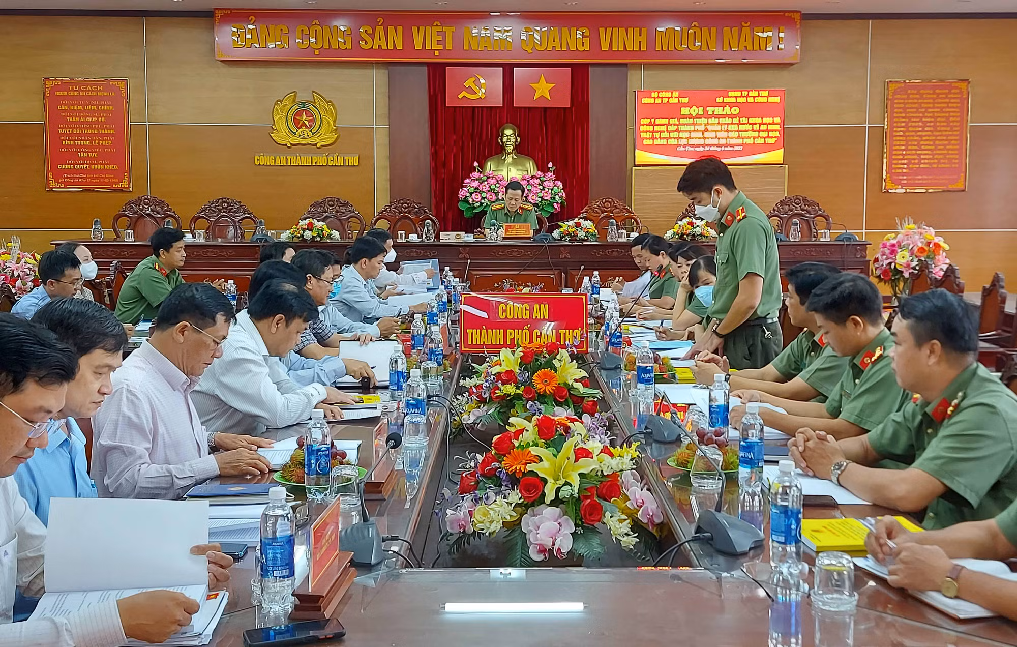 Công an TP Cần Thơ tổ chức đóng góp ý kiến đề tài khoa học và công nghệ cấp thành phố -0