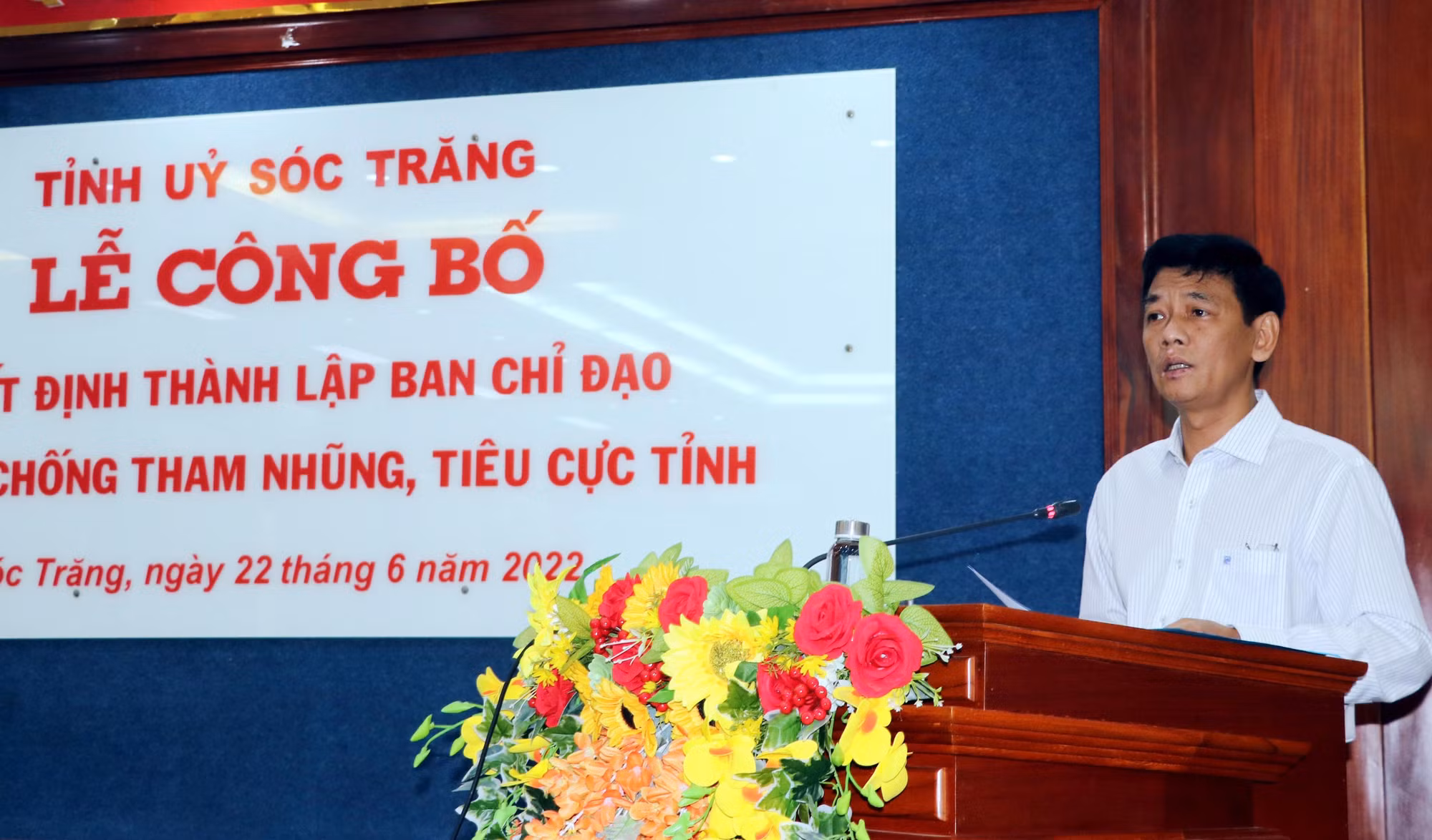 Tỉnh Sóc Trăng thành lập Ban Chỉ đạo phòng, chống tham nhũng, tiêu cực -0