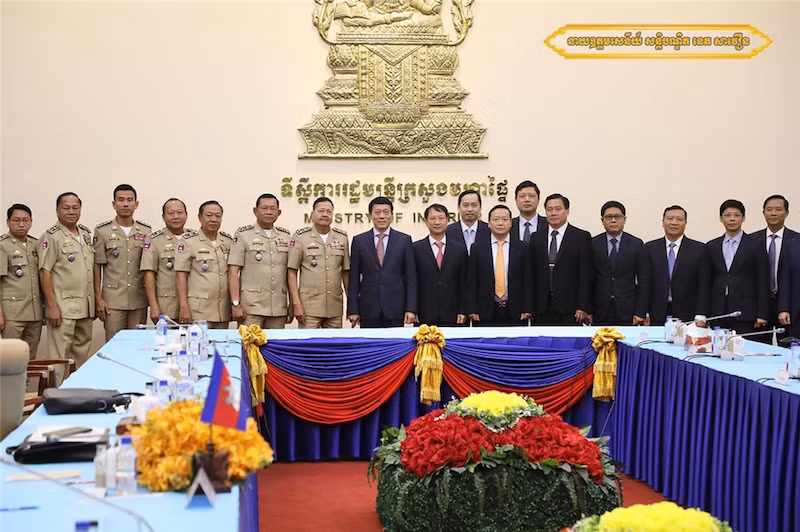 Việt Nam - Campuchia: Tăng cường công tác phối hợp đảm bảo an ninh, trật tự, đấu tranh phòng, chống các loại tội phạm -0