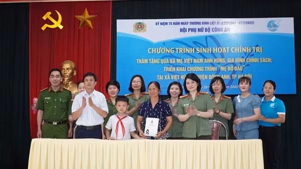 Hội phụ nữ Bộ Công an với nhiều hoạt động hướng tới kỷ niệm Ngày Thương binh - Liệt sỹ
