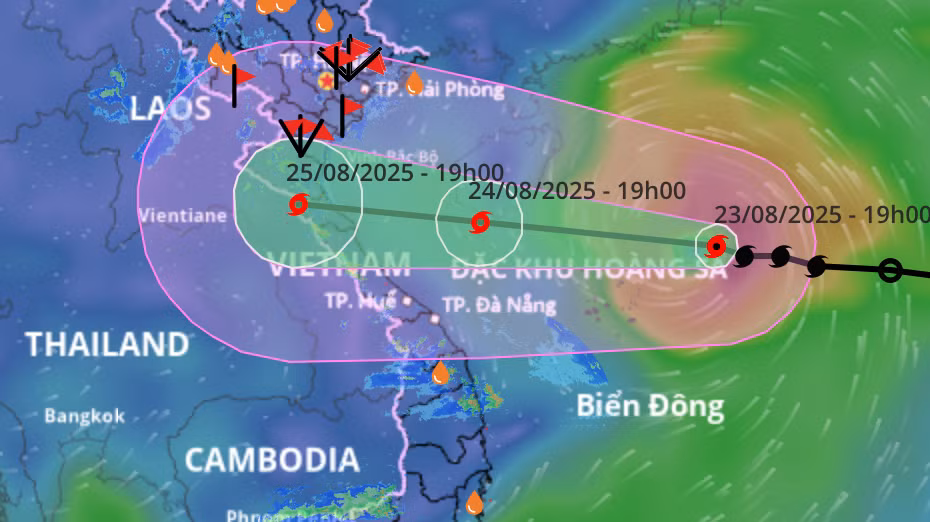 Các tỉnh từ Quảng Ninh đến Quảng Ngãi huy động cả hệ thống chính trị ứng phó bão số 5 -0
