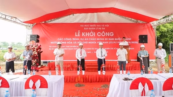 Đại học Quốc gia Hà Nội khởi công Nhà thực nghiệm đa năng, thúc đẩy hình thành đô thị đại học hiện đại