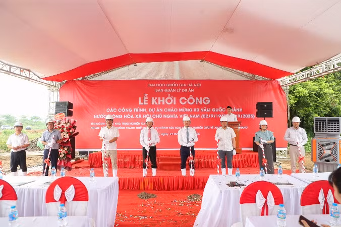 Đại học Quốc gia Hà Nội khởi công Nhà thực nghiệm đa năng, thúc đẩy hình thành đô thị đại học hiện đại -0