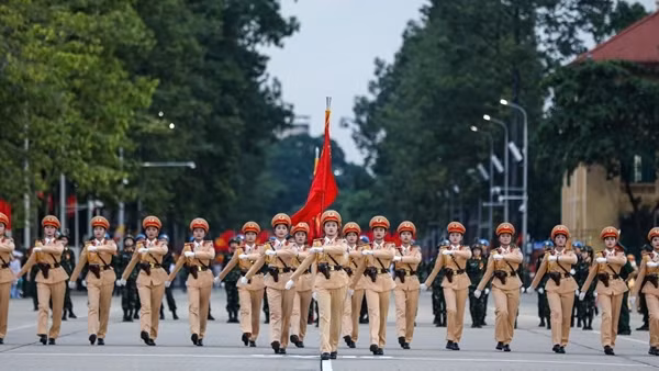 Tổng hợp luyện diễu binh, diễu hành tại Quảng trường Ba Đình