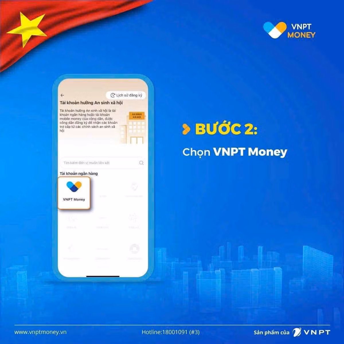 Nhận quà tặng 100.000 đồng dịp 2/9 dễ dàng trên VNeID với VNPT Money -2