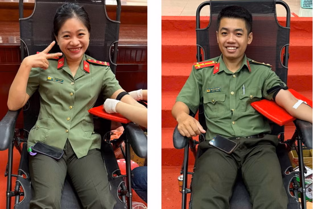 600 CBCS Công an tỉnh Khánh Hòa tham gia chiến dịch “Mỗi giọt máu hồng – Một tấm lòng” -0