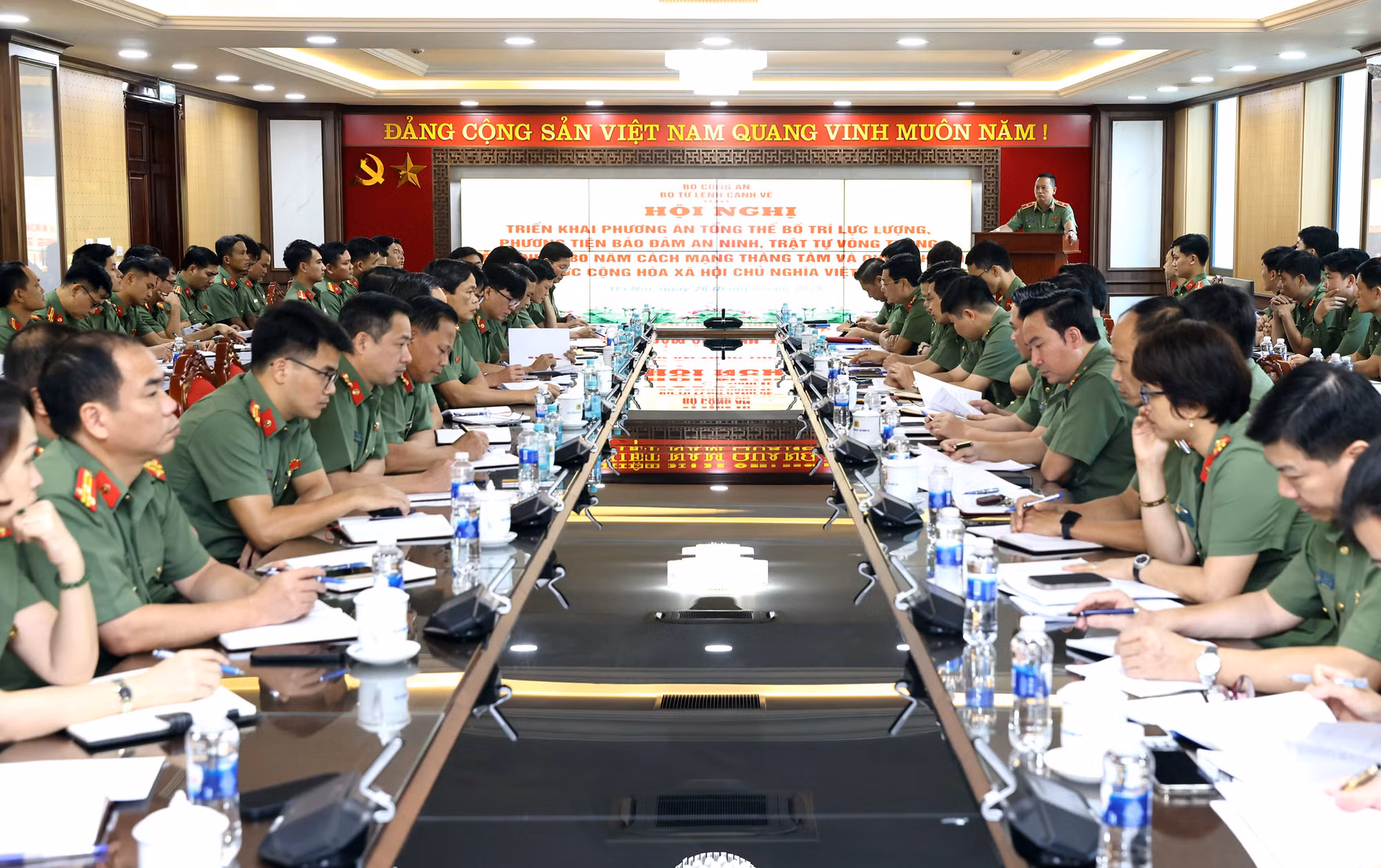 Bộ Tư lệnh Cảnh vệ triển khai phương án bảo đảm ANTT Lễ kỷ niệm A80 -0