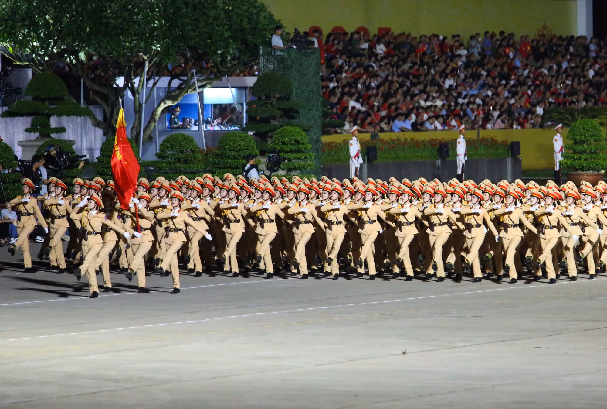 Tổng hợp luyện lần thứ 2 lực lượng diễu binh, diễu hành A80 -0
